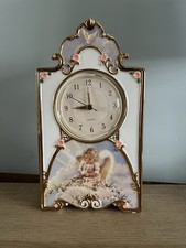 Bradford exchange heirloom porcelain clock Collectors Item Needs Repairing