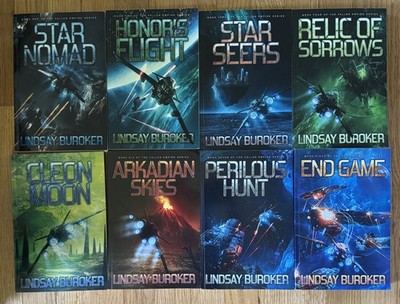FALLEN EMPIRE SERIES 1-8 Lindsay Buroker Lot