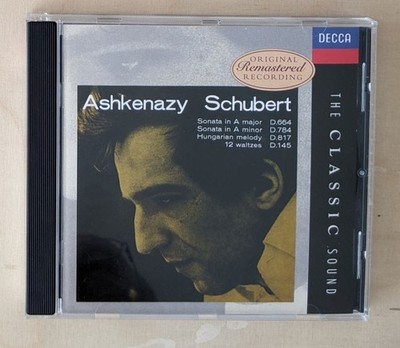 Schubert Piano Sonatas  D664 D784 D817 D145 - Ashkenazy  Decca 1995 CD