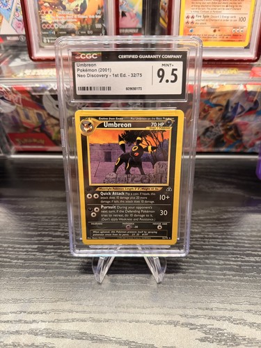 Umbreon (1st Edition) graded CGC 9.5 for sale on eBay