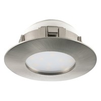 Nickel Moderne Einbauleuchte Downlight Lampe 500Lm 1X6W/Led IP44 X7,8X3,5 [Cm]