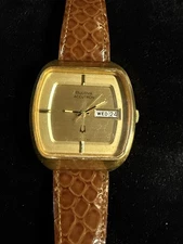 Rare Vintage BULOVA ACCUTRON -l Tuning Fork - Day/Date Watch AS IS
