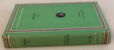 PHILO VI Loeb Classical Library HC DJ VG LCL 289 | eBay