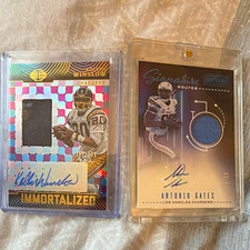 Antonio Gates /25  Auto Kellen Winslow /399 Auto both patch great condition!!!