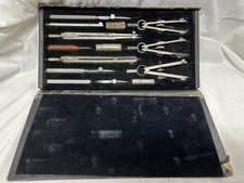 Vintage 13pc. Charvos Drafting Tool Set with Case