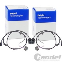 2X Delphi ABS-SENSOREN Vorne Hinten Hinten Passend FÜR Skoda Superb VW Passat