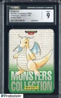 1996 Vintage Pokemon Bandai Carddass Part 2 Green Card #149 Dragonite CGC 9