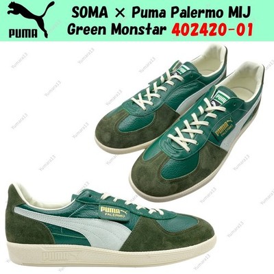 SOMA × Puma Palermo MIJ Green Monstar 402420-01 Men's Size