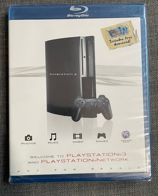 PS3 Blu-ray Disc Welcome to Playstation 3 & Playstation Network-Sealed New