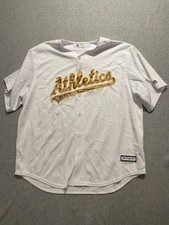 Oakland Athletics Military Majestic MLB Cool Base White Jersey 2XL 2X