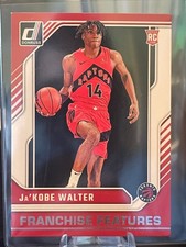 2024-25 Panini Donruss Basketball Ja'Kobe Walter-#23 RC Franchise Features. TOR