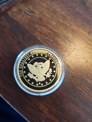 American Presidents- Lyndon B. Johnson 1963-1969 Gold Plated Proof