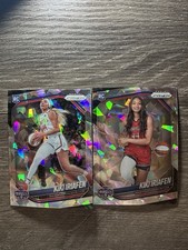 2025 Panini Prizm WNBA Kiki Iriafen Cracked Ice #72 Washington Mystics