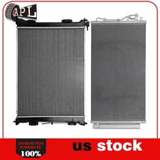 Aluminum construction Fits 2016 Kia Optima AC Condenser and Radiator Assembly
