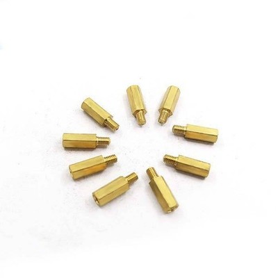 25x New Brass Standoff Hexagonal Net Spacer Screw Nut Female PC Board M3 4+6mm *