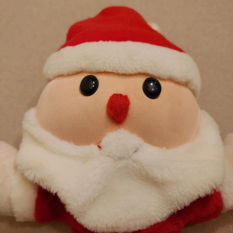 Kids II Vintage Crib Pull Santa Plush 1994 Plays Jingle Bells Christmas Baby Toy - Image 3 of 4