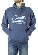 Corvette 1978 Graphic Heather Hoodie Sweatshirt