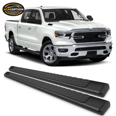 Fits 19-25 Ram 1500 Quad Cab Running Board Side Step Nerf Bar