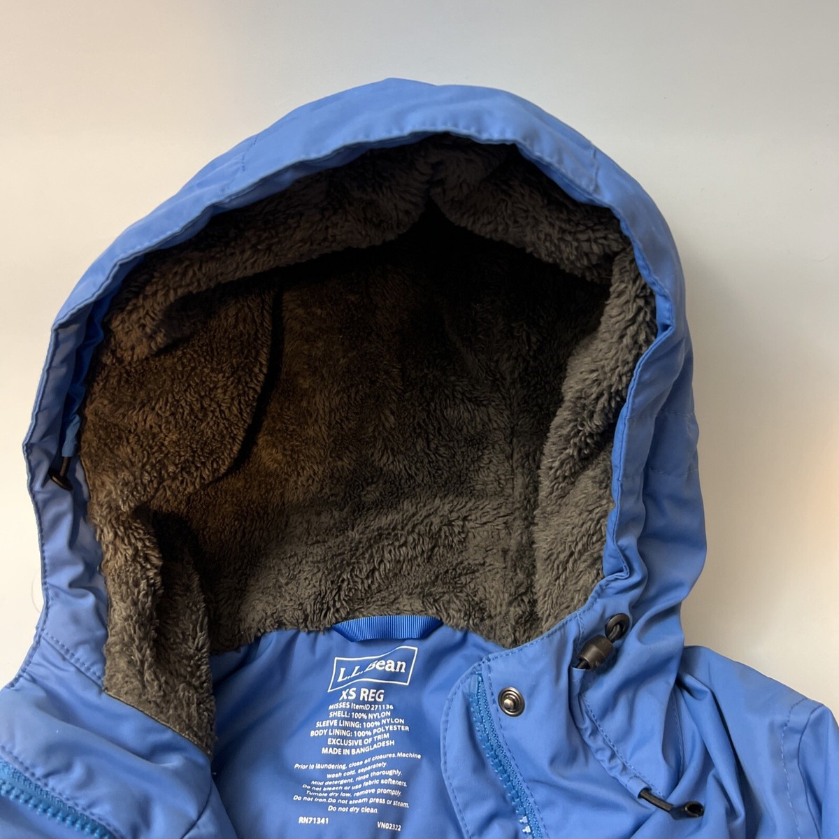 LL Bean Winter Coat - Women's Size XS Regular. Fleece Lined Hooded