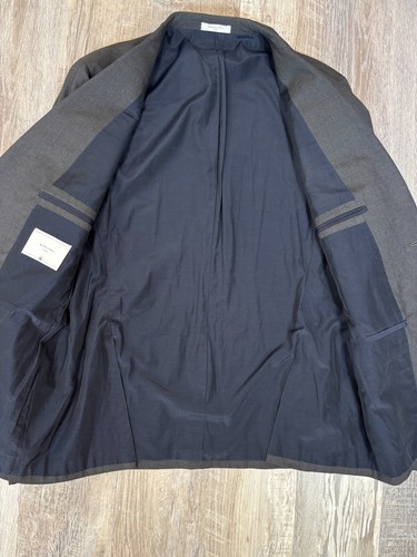 Boglioli Wool Solid Gray Blazer Size 44 (54 EUR) - Picture 6 of 9