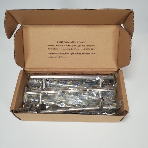 Cabinet Pulls Brushed Nickel Stainless Steel Kitchen Ravinte 5 Pack 7 5/8'' Nobs - Picture 4 of 5