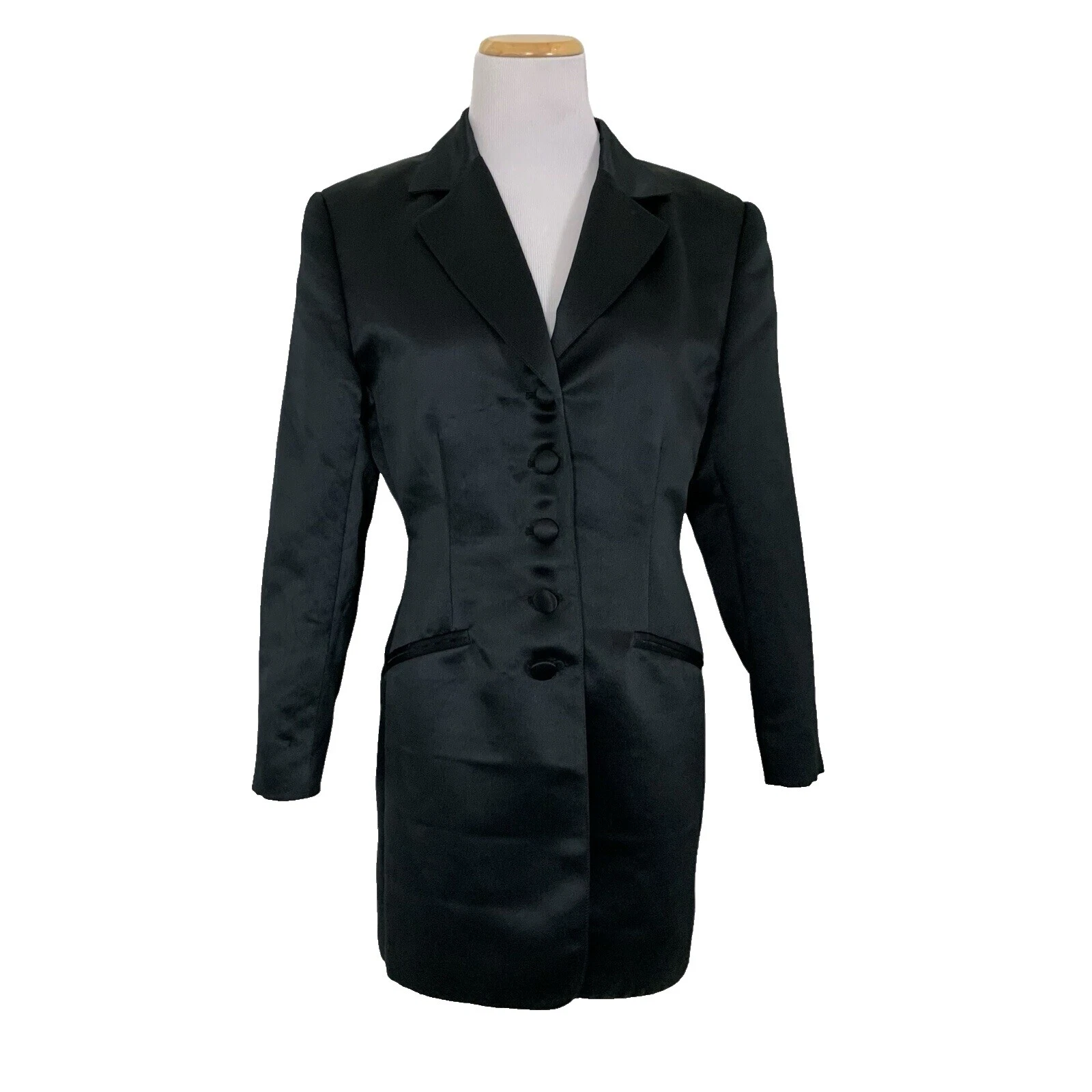 Abrigos Casual Negro Moda International, chaquetas y chalecos para Mujeres