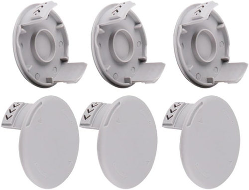 6Pcs Trimmer Spool Caps, Replacement Spool Cover Caps, Compatible with Ryobi ...