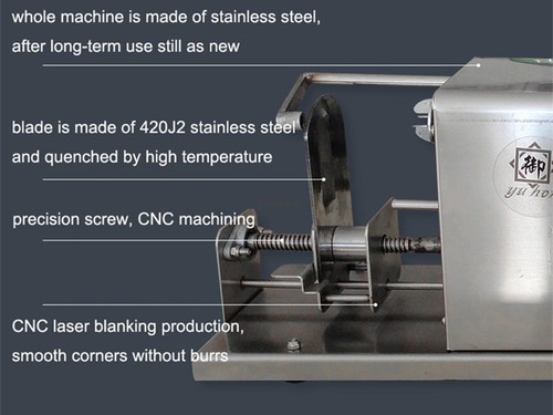 Automatischer Spiral-Stretch-Kartoffelschneider Aus Edelstahl - Bild 15 von 19