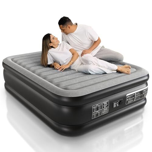 Queen Air Mattress with Built in Pump 18 Inch High Air Mattress Queen