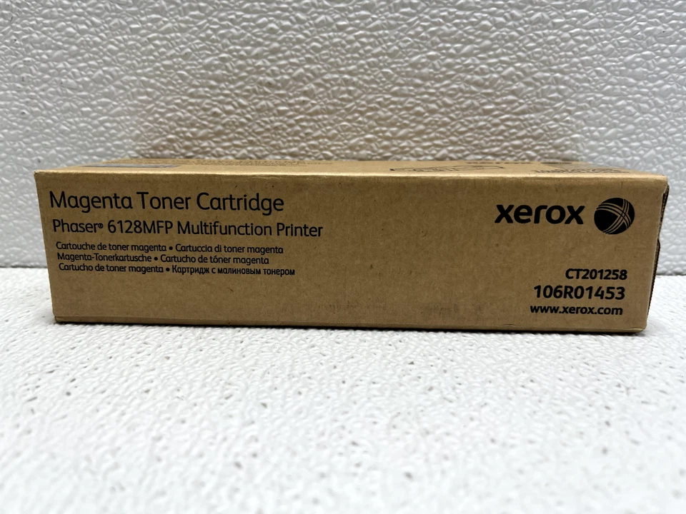Cartucho de tóner magenta Phaser Xerox 106R01453 6128MFP genuino Foto 2 de 4