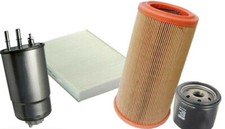 KIT 4 FILTRI TAGLIANDO FIAT DOBLO' CARGO (223) MPV SPACE WAGON 1.9 JTD MULTIJET
