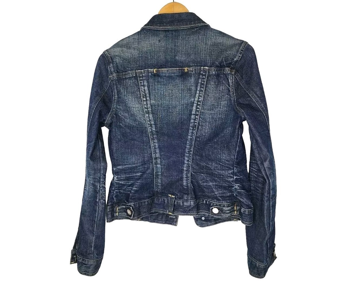 Yanuk Vintage Y2K Blue Denim Trucker Jacket Size M | eBay