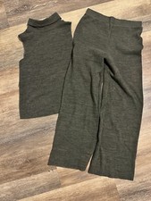 Zara soft drawstring top and pants set