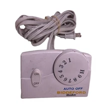 🌊 Biddeford Blankets TC11BA Electric Heated Blanket Control White 4 Prong WORKS