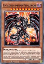 Yu Gi Oh! Rotäugiger finsterer Metalldrache SDAZ-DE007 COMMON