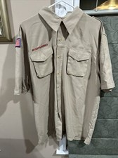 Vented Microfiber Poly Boy Scout UNIFORM SHIRT Mens Extra Large XL New Style M52