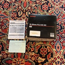 Sigma 10-20mm F3.5 Ex Dc For Nikon