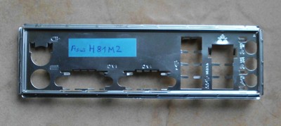 div. ATX Blenden , für Mainboard Asus H81M2/C/SI , HP M2N68-LA , ASRock N68PV-GS