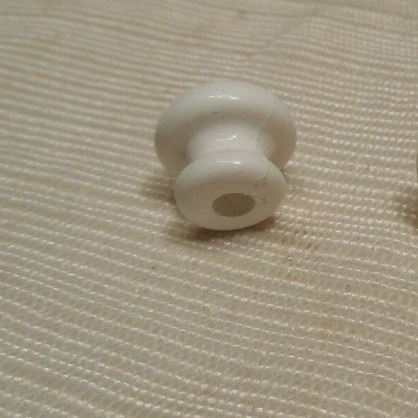 2 New OS  70’s 80’s Genuine Gibson White Guitar Strap Buttons  J45  J 50  - Image 2 of 2