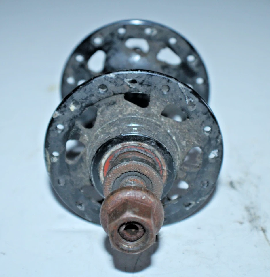 Cubo traseiro de bicicleta Origin8 flip-flop engrenagem fixa 32H 120mm porca/parafuso pista de flange alta - Imagem 2 de 4