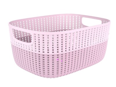 Keeper Stine Laundry Basket, Pink, 38.5X26.5X17.5 Cm Keeeper