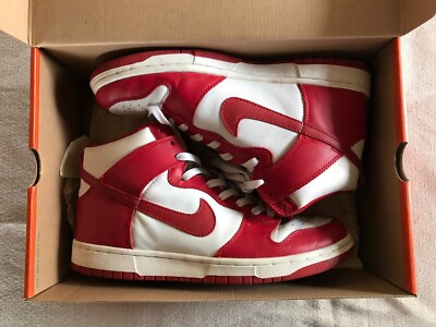 NIKE DUNK HIGH VARSITY RED / VARSITY WHITE 304717 661 SIZE 9.5