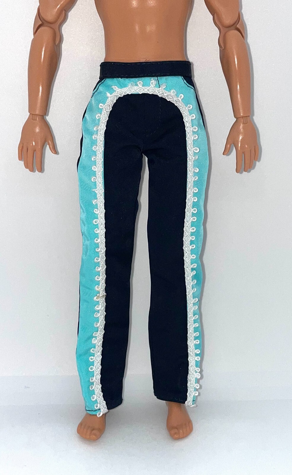 Barbie 2024 Dia De Muertos Model Muse Ken Doll Outfit Black Turquoise Long Pants