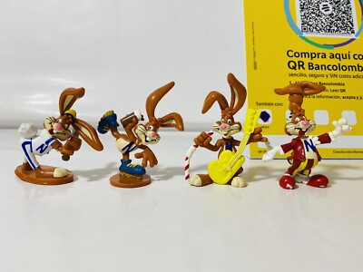 Vintage Nestle Official Mascot Quicky Rabbit Nesquik Pvc Figures