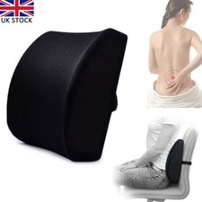 Lumbar Back Support Cushion Car Seat Wheelchair Office Chair Pillow Memory Foam