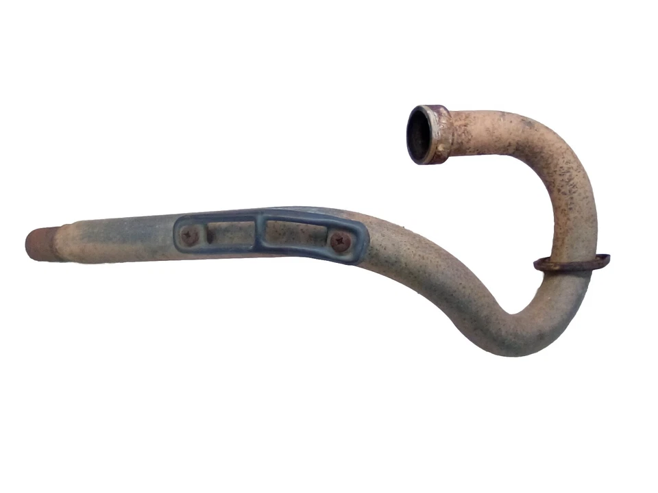 Yamaha Moto 4 YFM 200 1985 cabezal de escape tubo de culata Foto 2 de 4