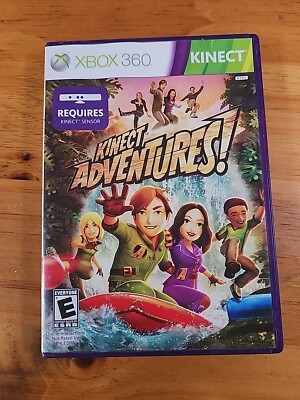 Kinect Adventures (Microsoft Xbox 360, 2010) Complete In Box W Manual Q1