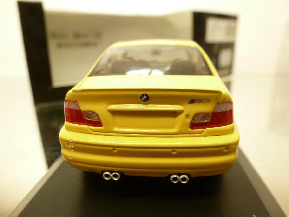BMW M3 E46 2000 Jaune MINICHAMPS 1:43 EUR 57,00 - FR