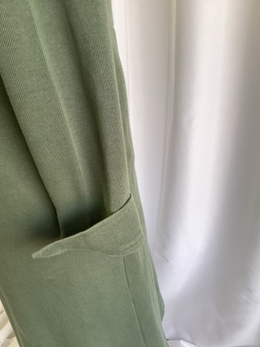 Boden Long Sleeve Pointe Midi Dress UK 14 Green Thick Knit Cotton - no belt - Picture 16 of 19