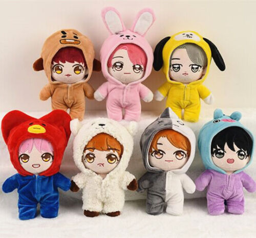 Peluche 20 cm KPOP Bangtan garçon V JIMIN SUGA RM JIN JHOPE JUNGKOOK jouet en peluche  - Photo 1 sur 93